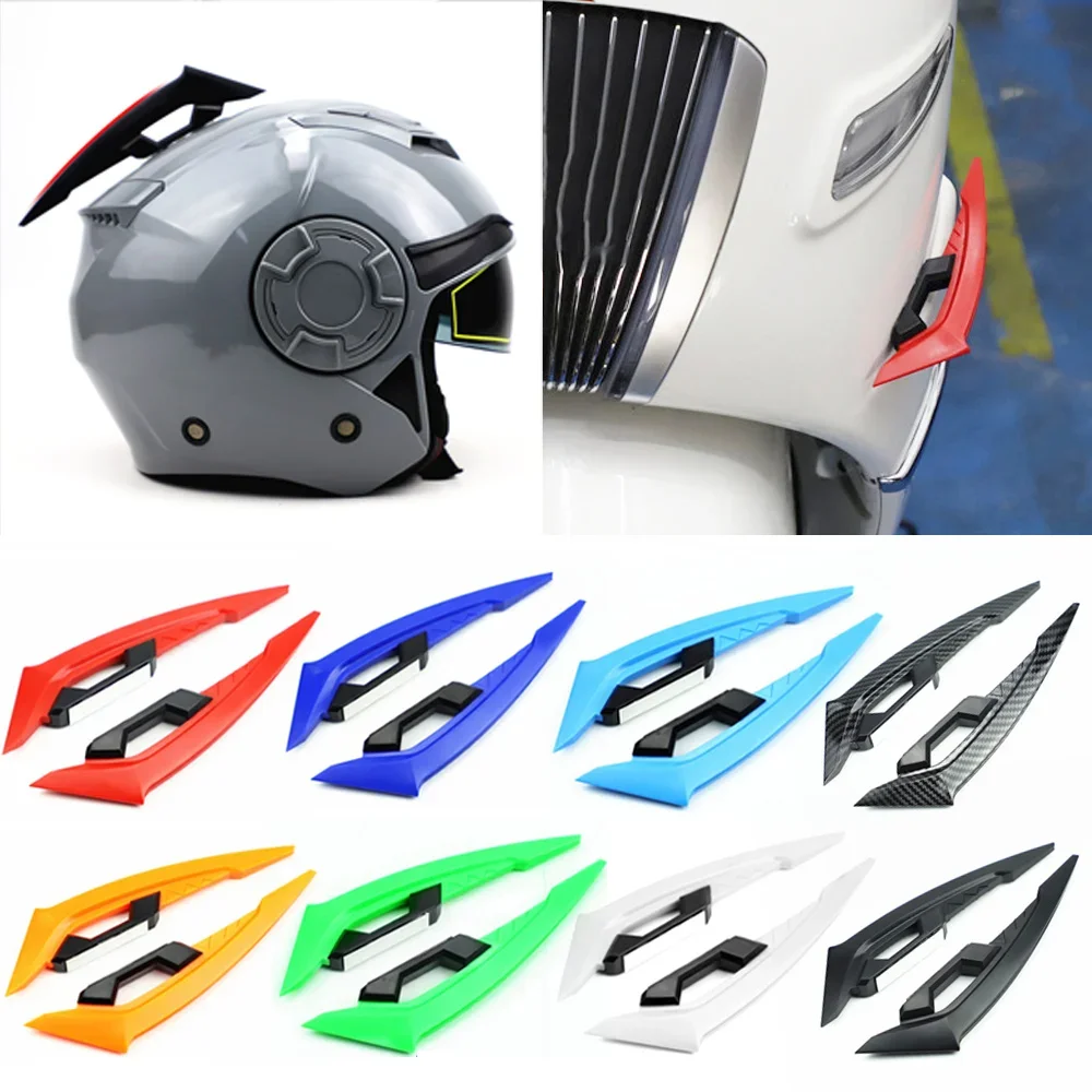 2Pcs Motorcycle Winglets Motorcycle Front Side Spoiler Aerodynamic Wing Set Motorcycle Fixed Wind Wing Used for 250SR