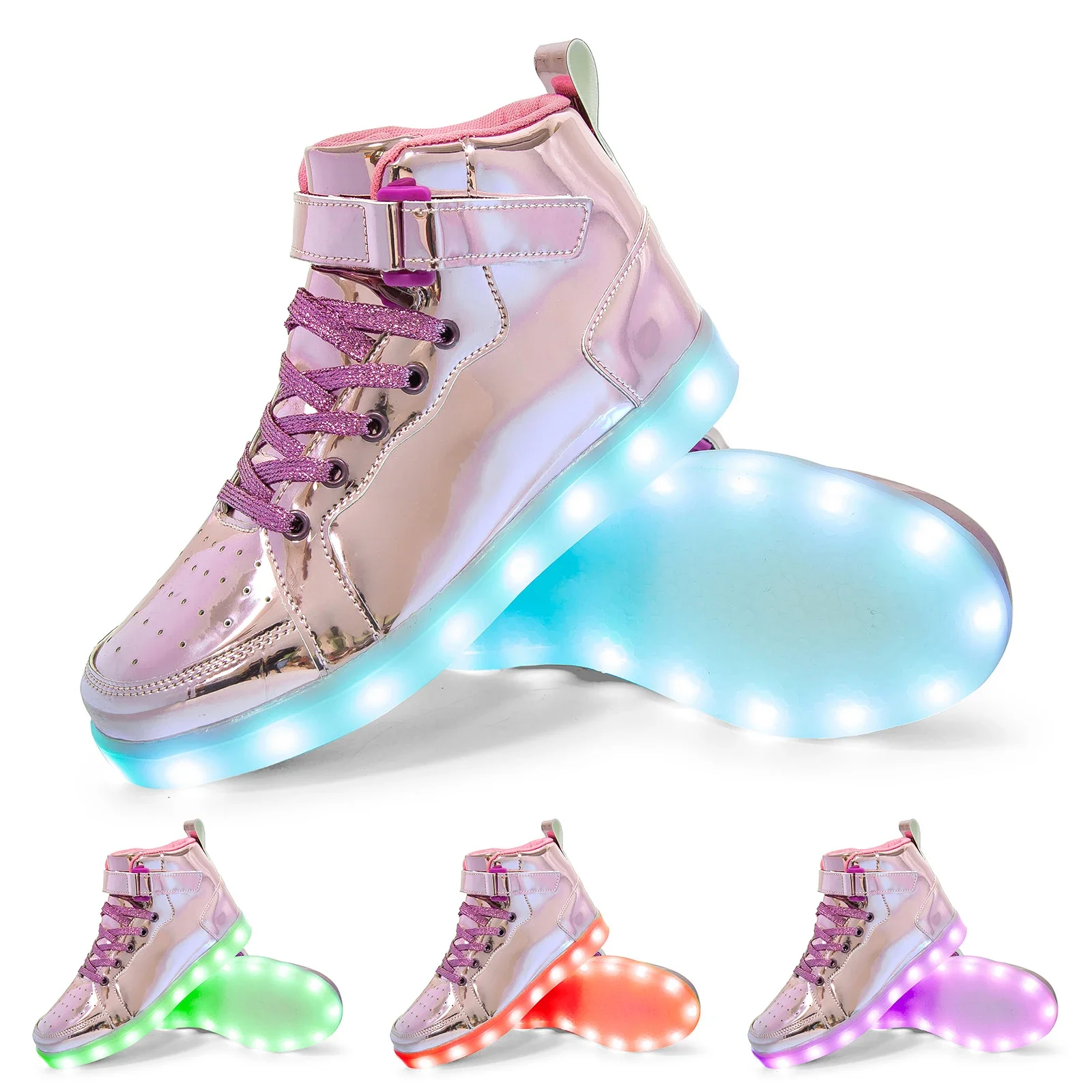 

NEW Glowing Sneakers Kid Luminous Sneakers for Boys Girls Led Sneakers With Luminous Sole Lighted shoes for kids Free shipping