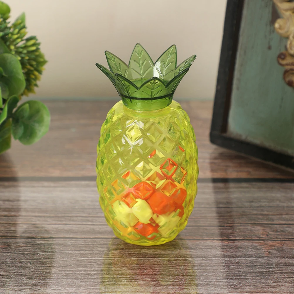 

24pcs Pineapple Reusable Plastic Containers for Wedding Party Snacks Treats Packing Small Favor Boxes Clear Boxes