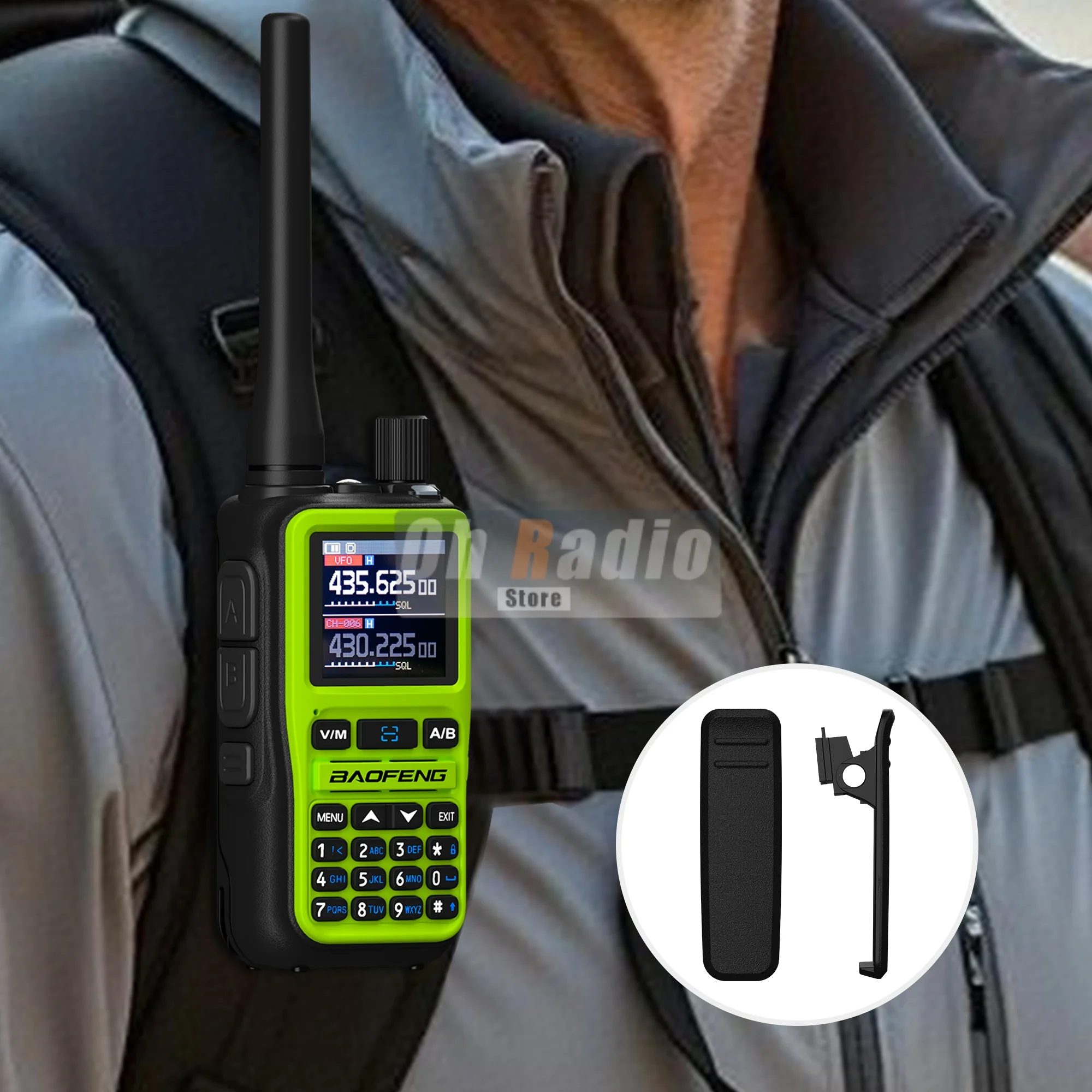 1/2/5/10PCS 100% originale Baofeng UV-5R Mini clip da cintura in plastica clip in vita per BF-5R Mini Walkie Talkie accessori radio bidirezionali