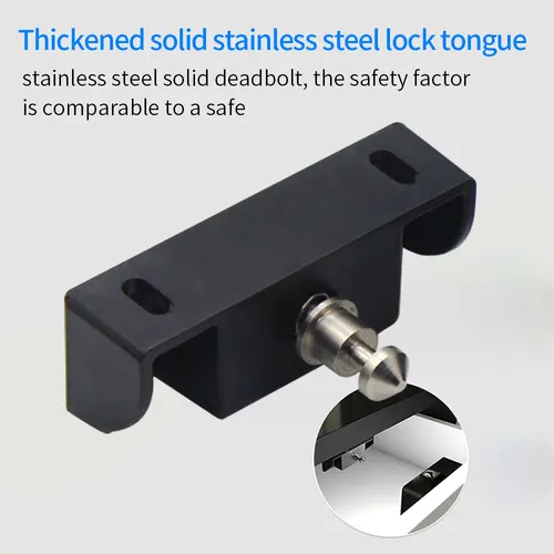 Imagen 2 del producto Tuya App-cerradura de gabinete de inducción con Sensor Invisible sin agujeros, tarjeta RFID, cerradura electrónica inteligente para muebles, armario de Sauna