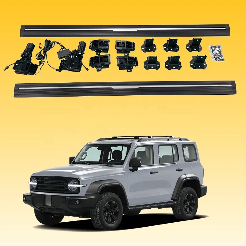 High Quality IP8 Waterproof Six Bracket Electric Side Step 4 Adults Load For Off Road Vehicles
