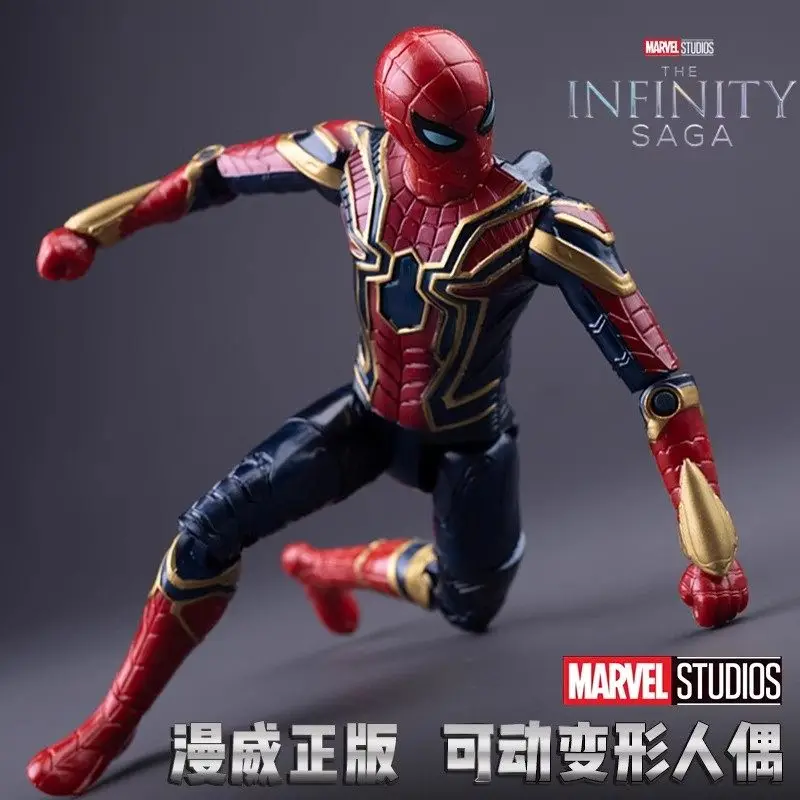 ของเล่นแอ็คชั่นฟิกเกอร์ไอรอนแมนและสไปเดอร์แมนของแท้จากมาร์เวล ช่วยให้เด็กผู้ชายสร้างทีมอเวนเจอร์ของตัวเองได้