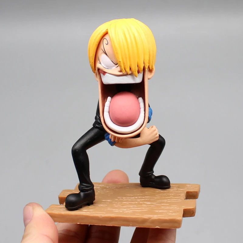 One Piece Action Figure Anime Rufy Zoro Sanji Figuras Giocattoli Manga Figurine GK Collezione di statue Modello Ornamenti Regalo per i bambini