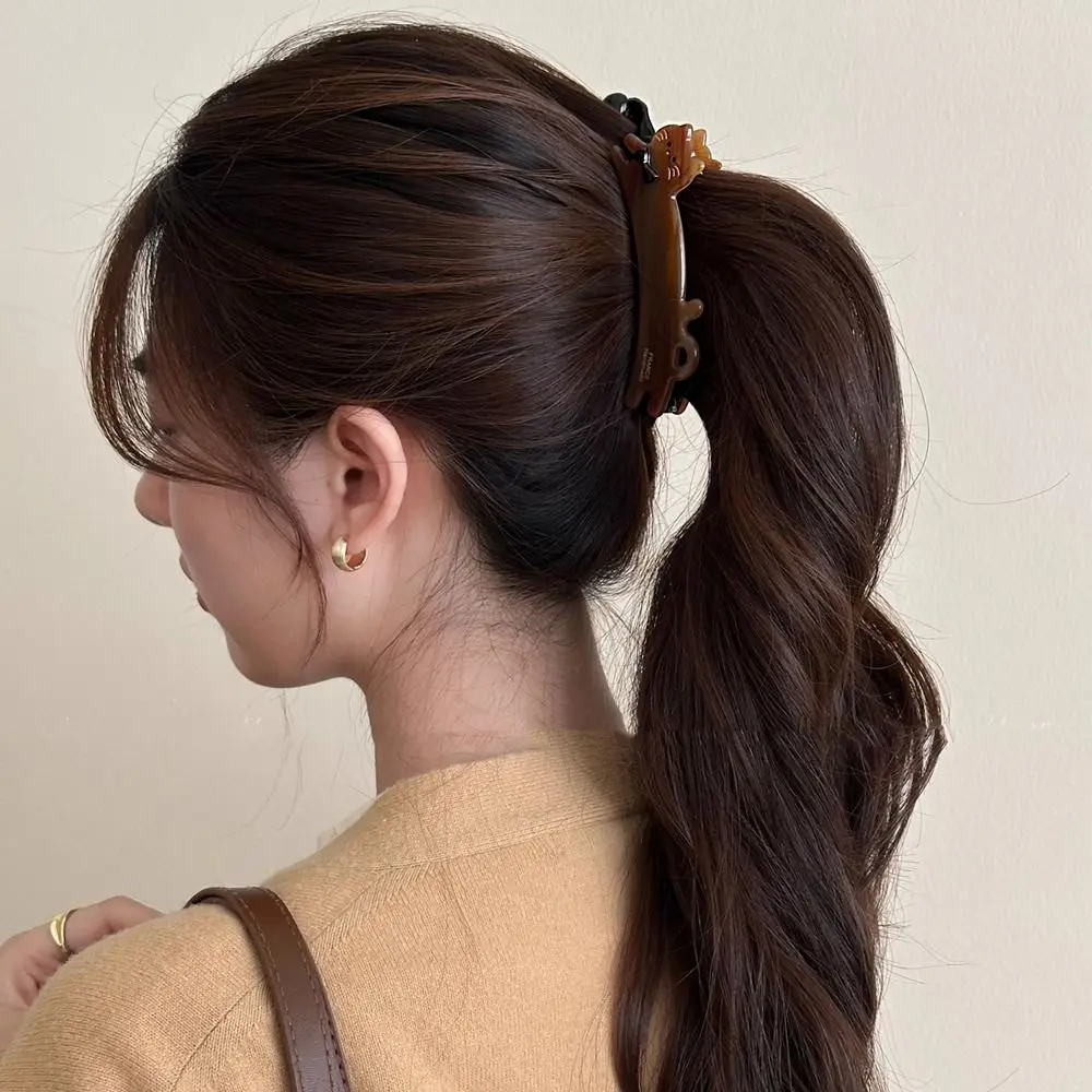 موضة حمض الخليك خلات القط مشبك شعر الحيوانات الأليفة غطاء الرأس الحيوان الموز كليب الكرتون إكسسوارات الشعر دبوس الشعر الإناث