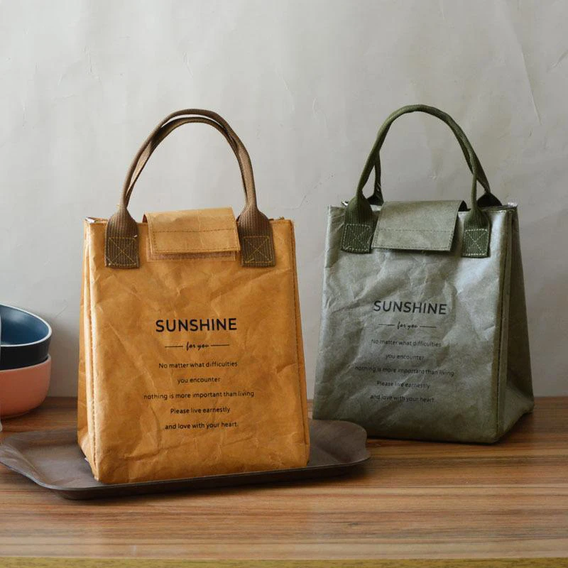 Isolamento impermeável Lunch Bag, Alongar e Engrossar Folha De Alumínio Bolsa Japonesa para Office Worker Student