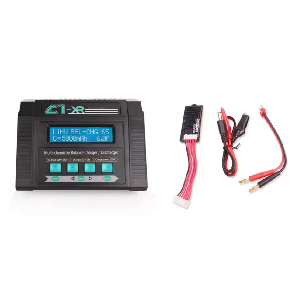 EV-Peak C1-XR 多機能 100W 10A C1 6A 50W DC バランス充電器（LiPo、LiIon、LiFe、NiCd、NiMHバッテリー対応）