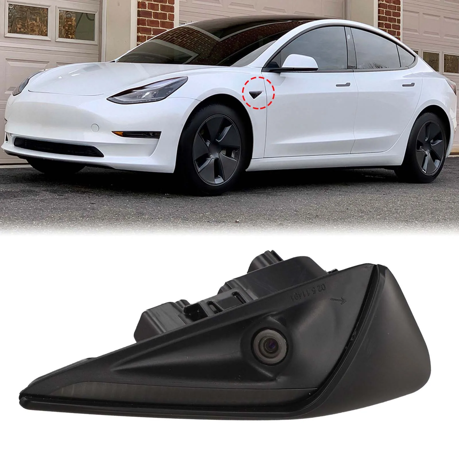 Left Side Camera Fender Camera Reliable Performance Wear-resistant Material Easy Installation For Tesla Model Y