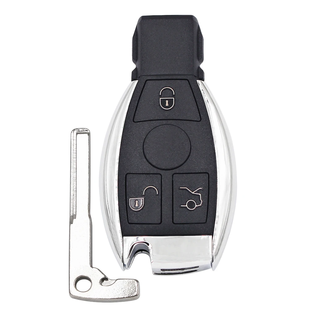 1pc 3 Button BGA Remote Car Key Shell Fob Case For Mercedes For Benz A B C E S Class W203 W204 W205 W210 W211 W212 W221