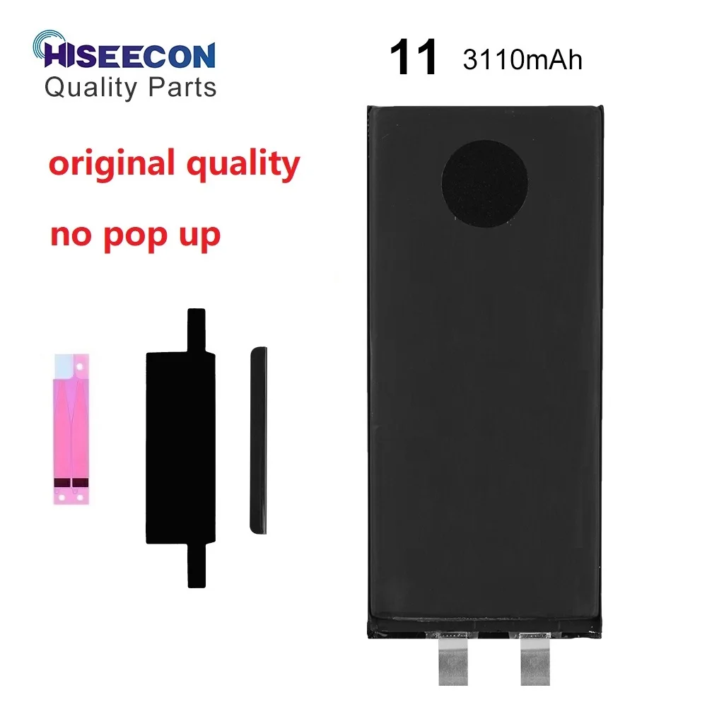 10 Uds Hiseecon batería Original sin flex para iPhone 14 13 Pro 12 11 XR XS MAX Mini herramientas de reparación de teléfonos pernos Corby Kit OEM