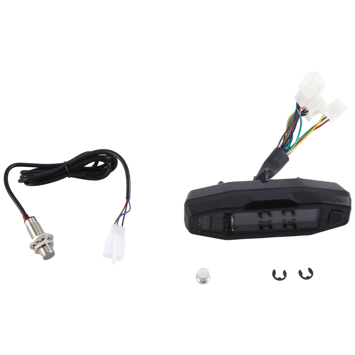 AD41-Universal รถจักรยานยนต์ Speedometer TACHOMETER มาตรวัดน้ํามัน HD หน้าจอดิจิตอลเมตร Cluster Turn สัญญาณ