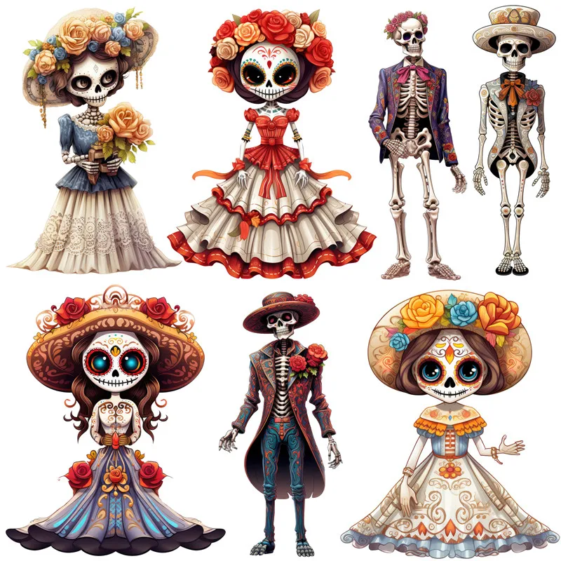 Day of the Dead Stickers Crafts And Scrapbooking stickers kids toys book Decorative sticker DIY Stationery