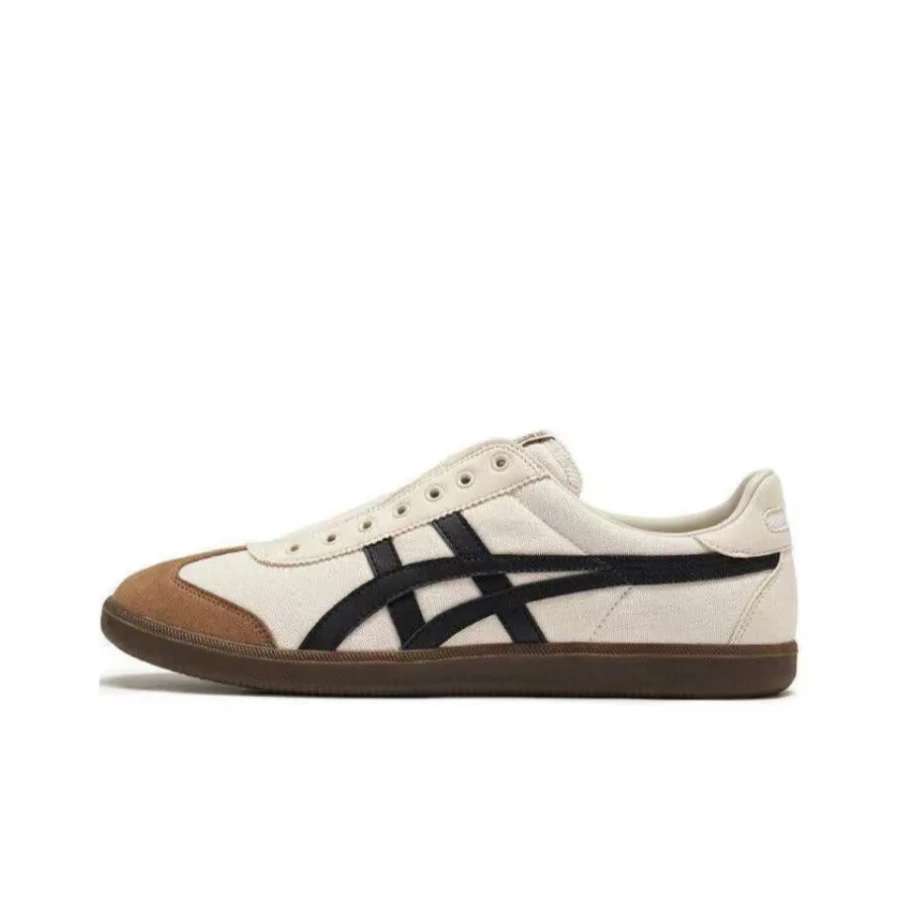 Onitsuka Tiger Tokuten Unisex Beige/Black Low-Top Sneakers  Minimalist Versatile Stylish High-Quality Comfort 1183C248-200