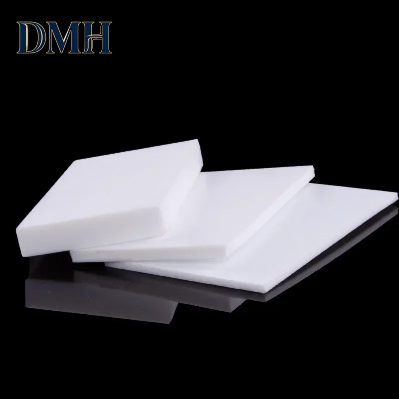DMH-100% pure Thickness 1/3/5/6/8/10*200*200MM PTFE Sheet PTFE Plate PTFE Board Block Polytef Plate Anti-Corrosion