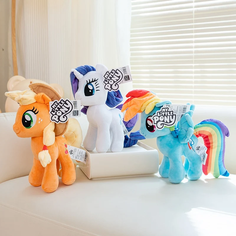 Carino My Little Pony Peluche Dash Apple Jack Rarity Anime Bambole di pezza Fluttershy Pinkie Pie peluche Hobby Bambini Regali di Natale