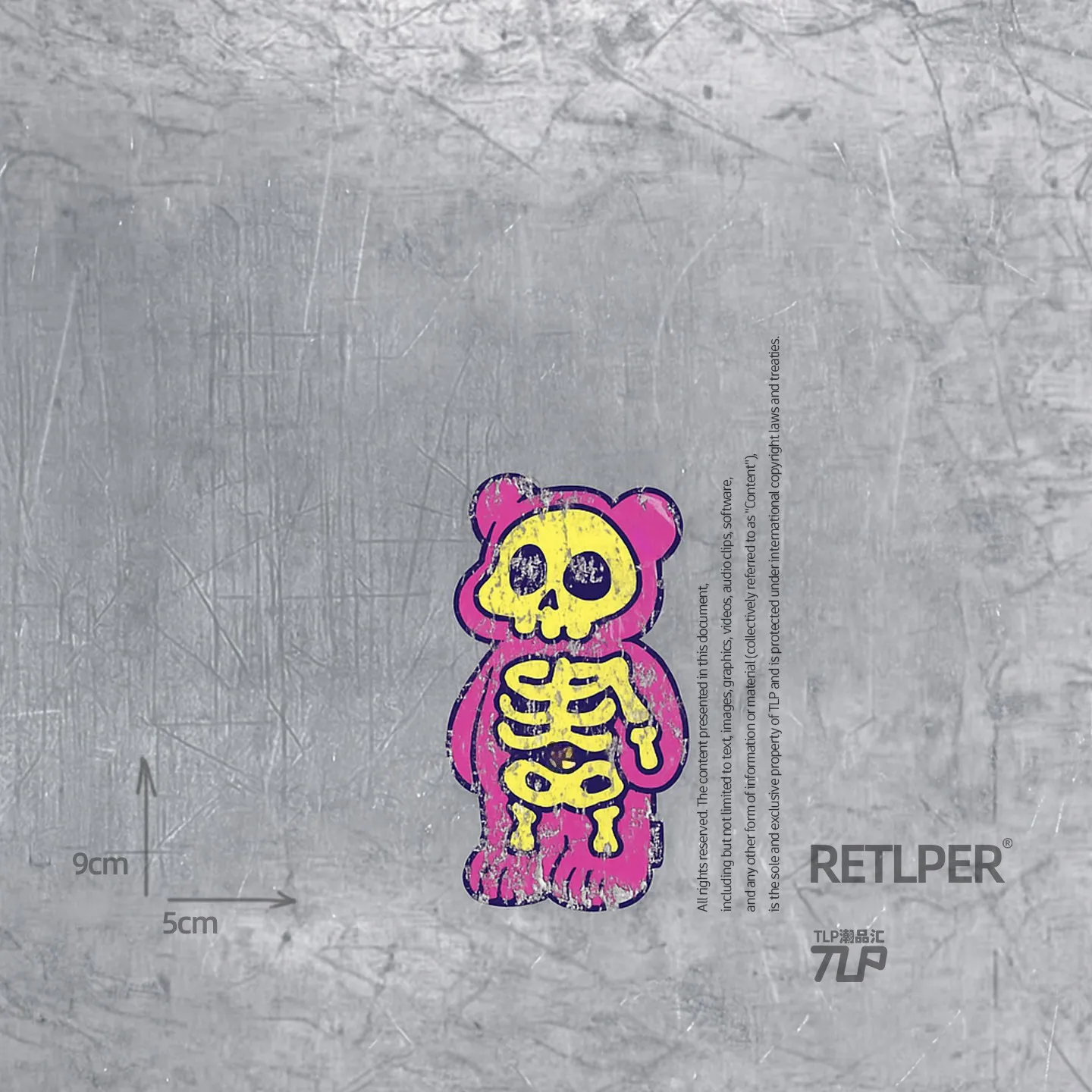 Retlper reflecterende autosticker originele kleine beer bloeiende onaangedaan wind regen graffiti vintage plat voor auto moto