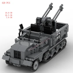 hot military Technology weapons equipment SDKFZ 11 vehicles army Lightning war model bricks moc Building Blocks toys for gift
