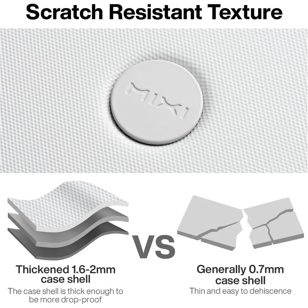 14 Lightweight Hardside Spinner Suitcase with TSA Lock, Carry-On Size, Fine Grid Smoke White