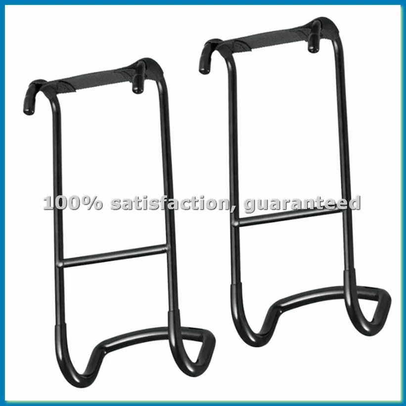 2PCS Dumbbell Hooks Hangers Heavy Power Dumbbells Rack Attachments for Dumbbell Bench Hold Up 225LB Black-A51M