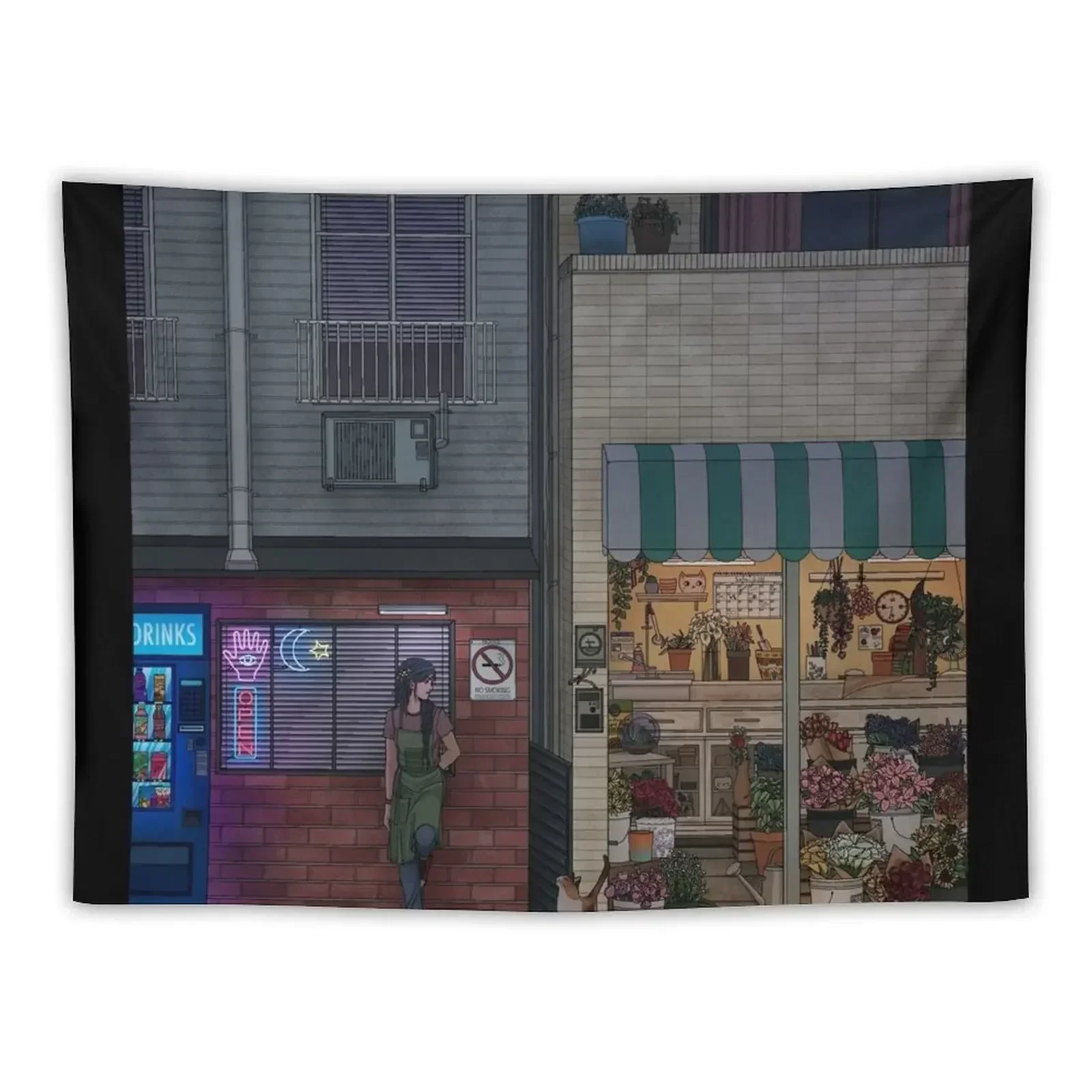 

Night Shift Tapestry Room Decoration Aesthetic Carpet Wall Aesthetics For Room Tapestry