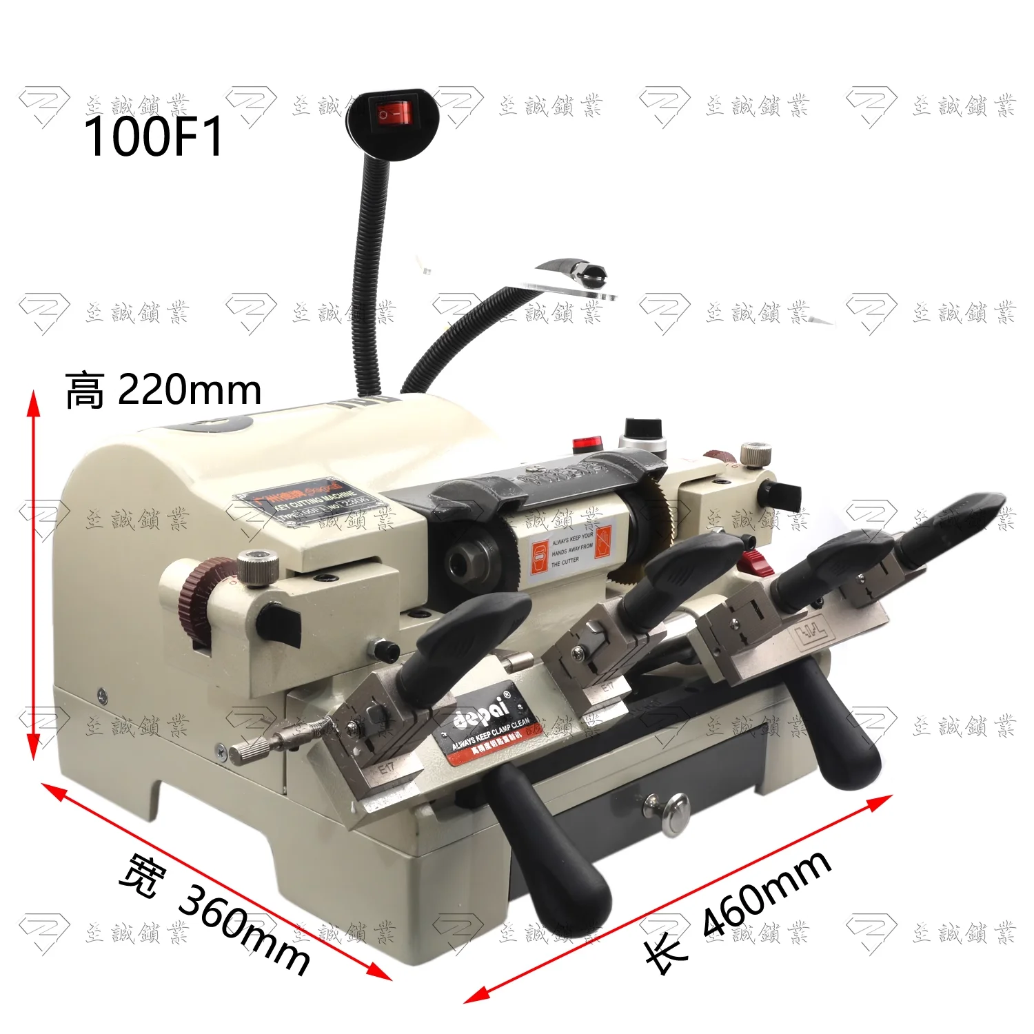 100F1 Original Key Cutting And Duplicating Machine Metal Locksmith Tool Perfect For Professional Locksmith Supplies