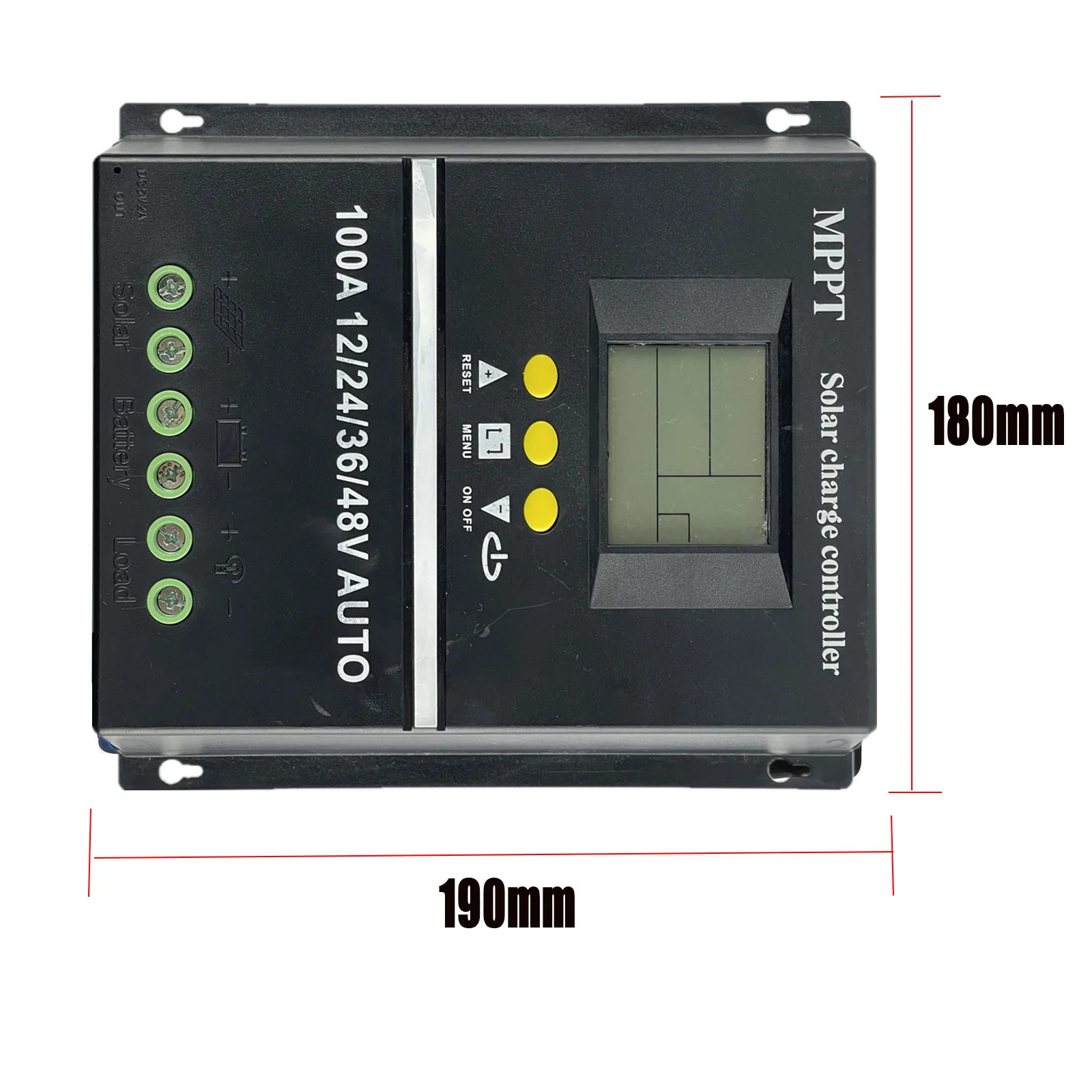 Nieuwe 100A/80A/60A Mppt/Pwm Solar Laadregelaar 12V/24V/36V/48V Auto Controller Solar Pv Batterij Lader Met Lcd & Dual Usb