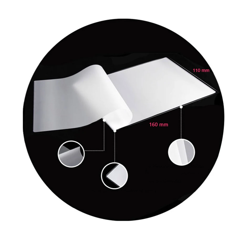 

100 pcs Waterproof Protective Film 0.08Mm Laminating Sheets 6 Inch Pouches For Photo Sealing Supplies Fade