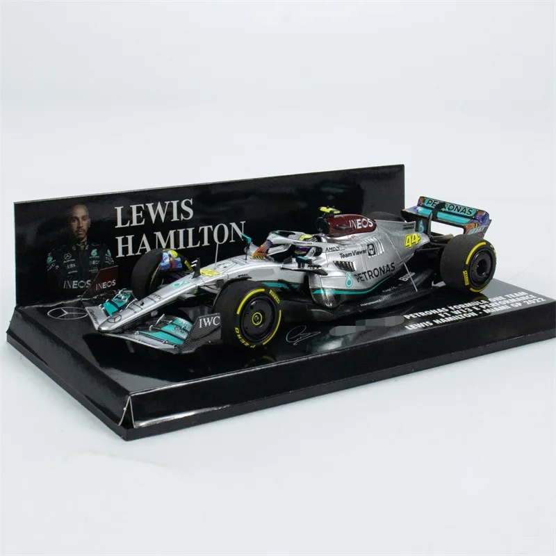 MINICHAMPS 1:43 MB PETRONAS F1 W13 TEAM #44 L.HAMILTON / #63 GEORGE RUSSELL MIAMI Resin Model Car