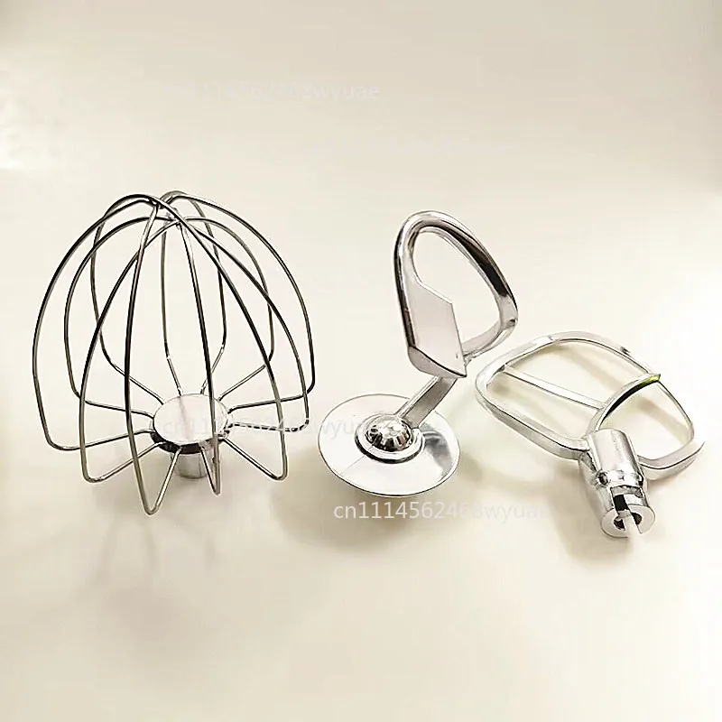 Chef machine accessories, egg beater, mixing racket,  noodle hook（4.5L 5.5L 7L）