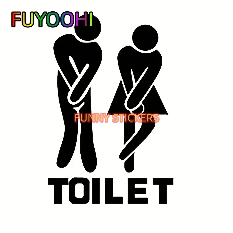 

FUYOOHI Add A Fun and Stylish Touch To Your Home with This Removable Man/Woman Toilet Sign Wall Sticker!