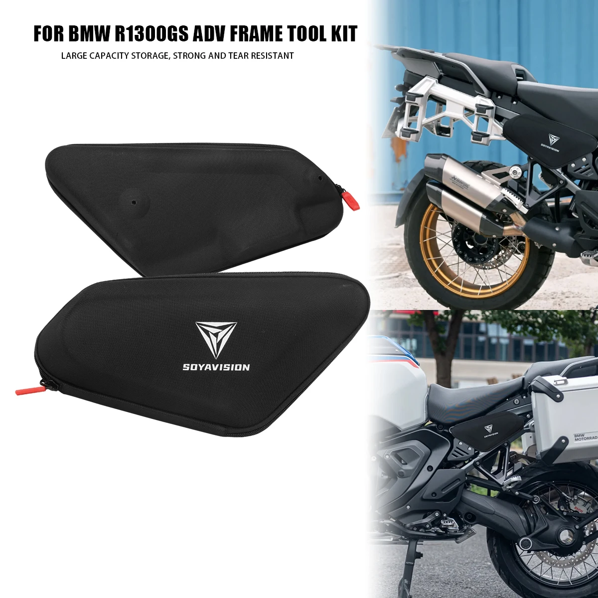 

Для мотоциклов BMW R1300GS Adventure R 1300 GSA R1300 GS ADV 2024 2025: Водонепроницаемые боковые сумки-кофры для хранения
