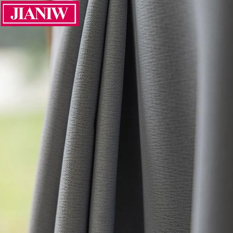 JIANIW Thermal Insulated Blackout Curtains for Bedroom,Window Drapes for Living Room, Darkening Blinds,80% Blackout,Custom Made