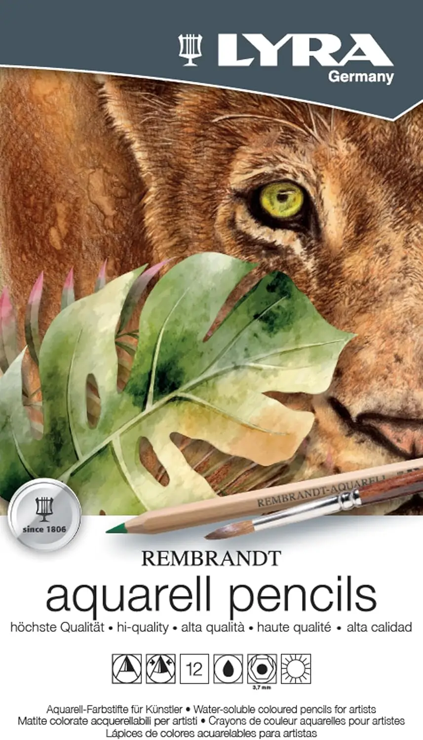 rembrandt-lyra-12-colors-professional-watercolable-pencil