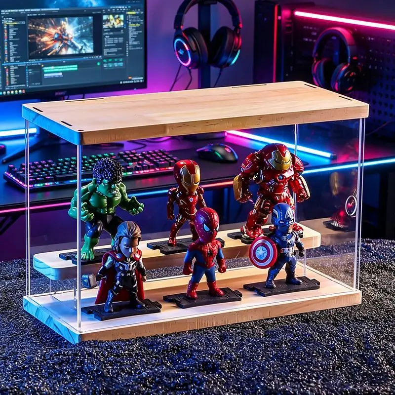 

Six Piece Avengers Figurine Creative Gift Box Set Marvel Spider Man Toy Model Ornament, High-End Exquisite Boy Birthday Gift