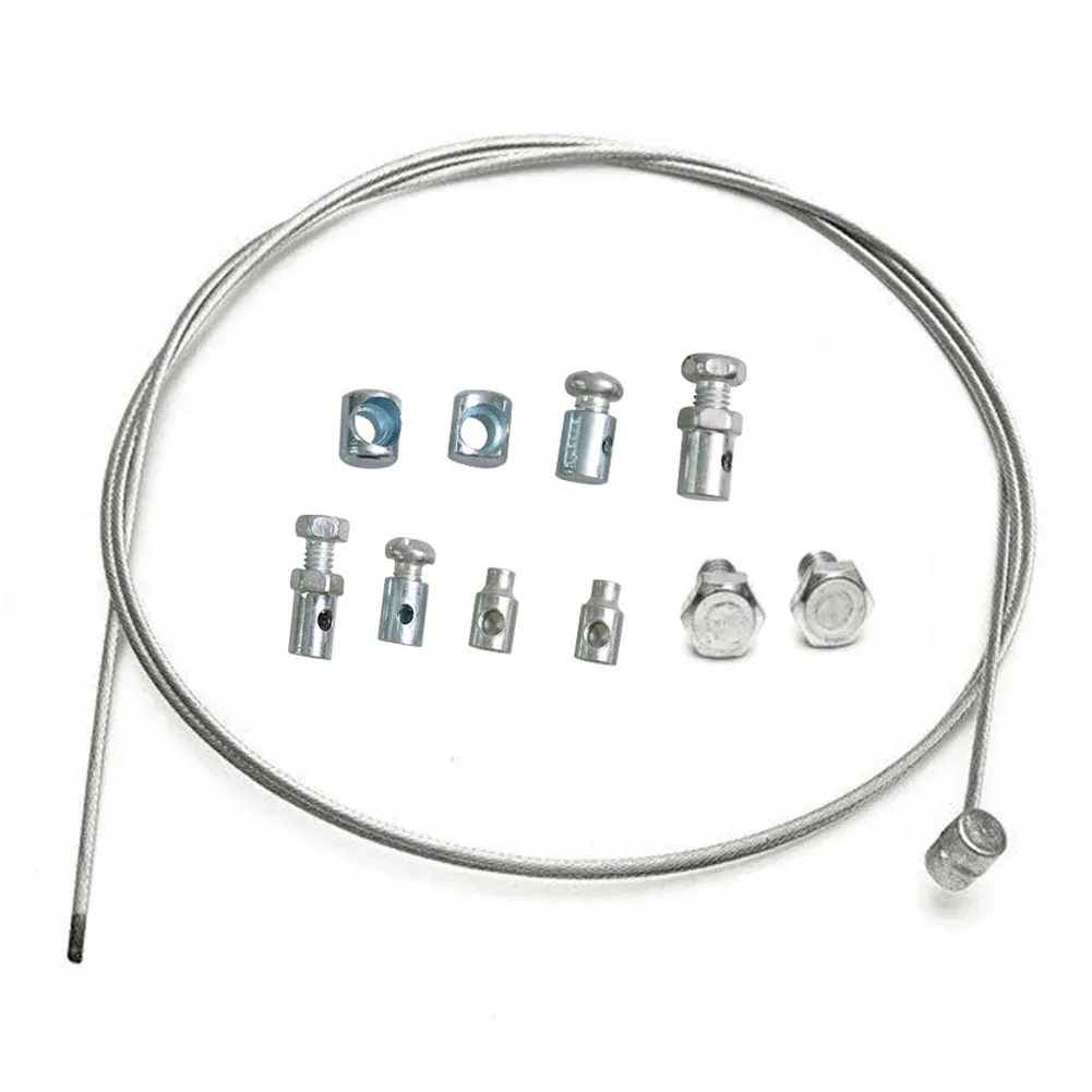 Universal Throttle Clutch Cable Repair Kit Lawnmower Rotovator Ride On Throttle Cable Brake Clutch Cable Repair Lawn Mowers Part