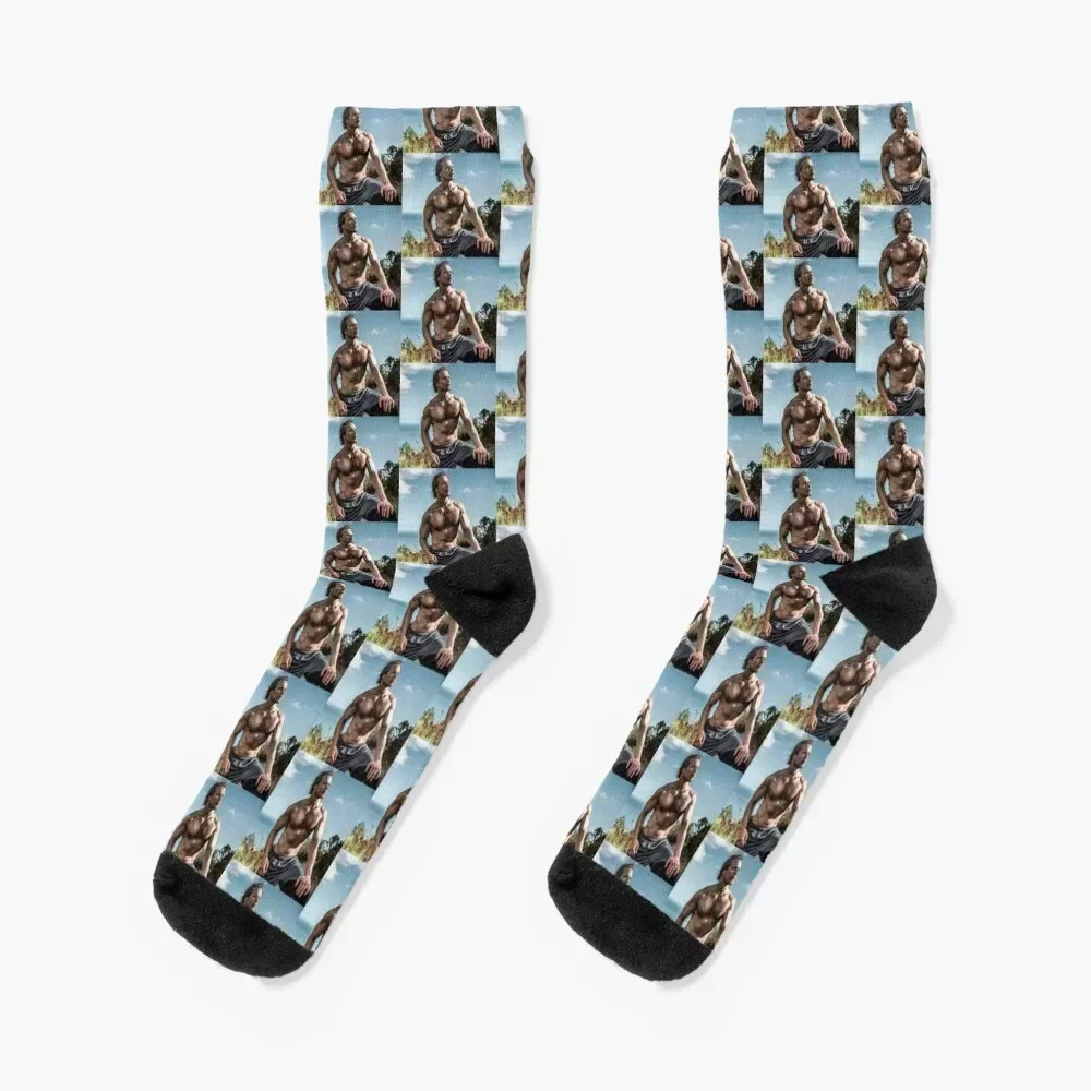 

Sam Heughan Socks Children's halloween luxury Antiskid soccer Boy Child Socks Women's