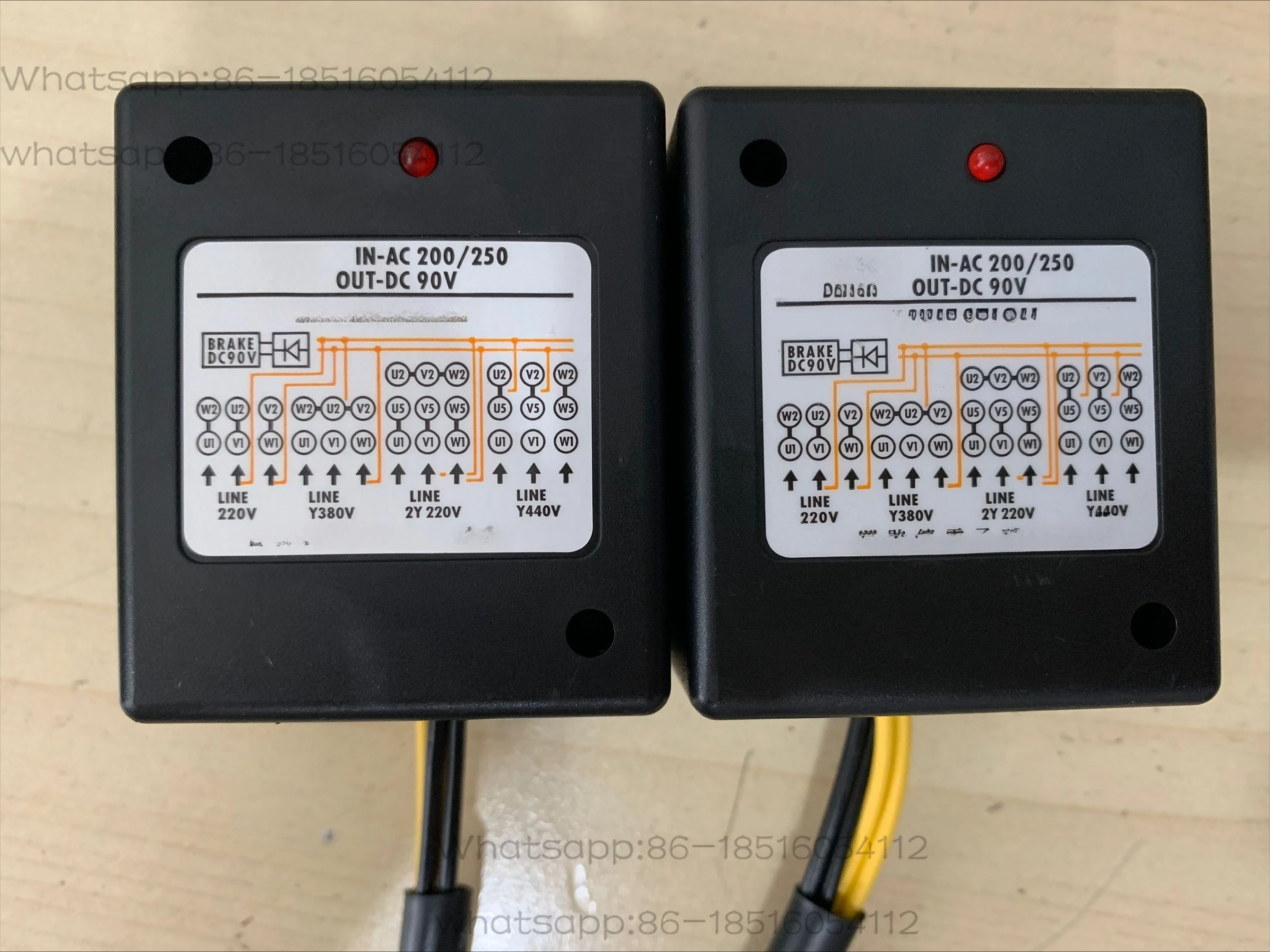 

Brake rectifier IN-AC200/250 DC90V