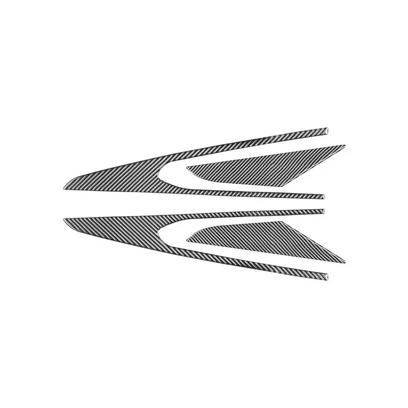 

A64P-Carbon Fiber Door Panel Trim Sticker Decoration For Lincoln Nautilus 2021 2022 Accessories