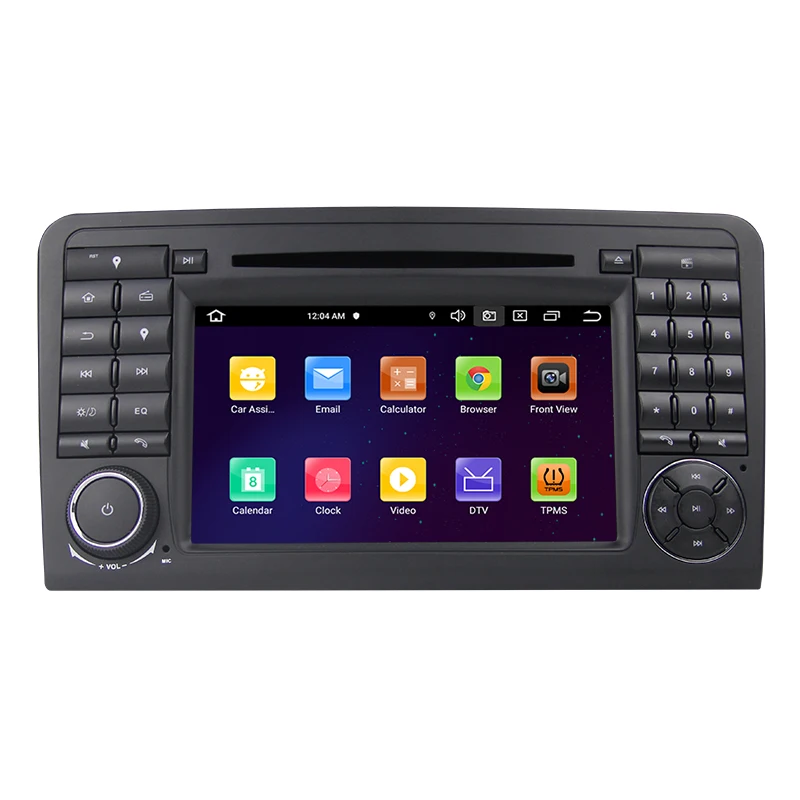 7 "Android11.0 RK PX5 4G + 64G 8-Core DAB + lettore CD/DVD per auto per Mercedes ML/GL Klasse W164 X164 DSP CarPlay integrato AndroidAuto
