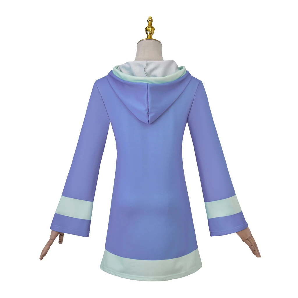 In Stock Mother 3 Kumatora Cosplay Kumatora Purple Dress Hooded Jacket Coat Women Halloween Costume Party Outfit