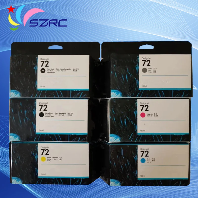 New 72 ink cartridge C9403A C9370A C9371A C9372A C9373A C9374A for HP T1100 T1100PS T1120 T1120PS T1120SD T1200 T1708 Printer