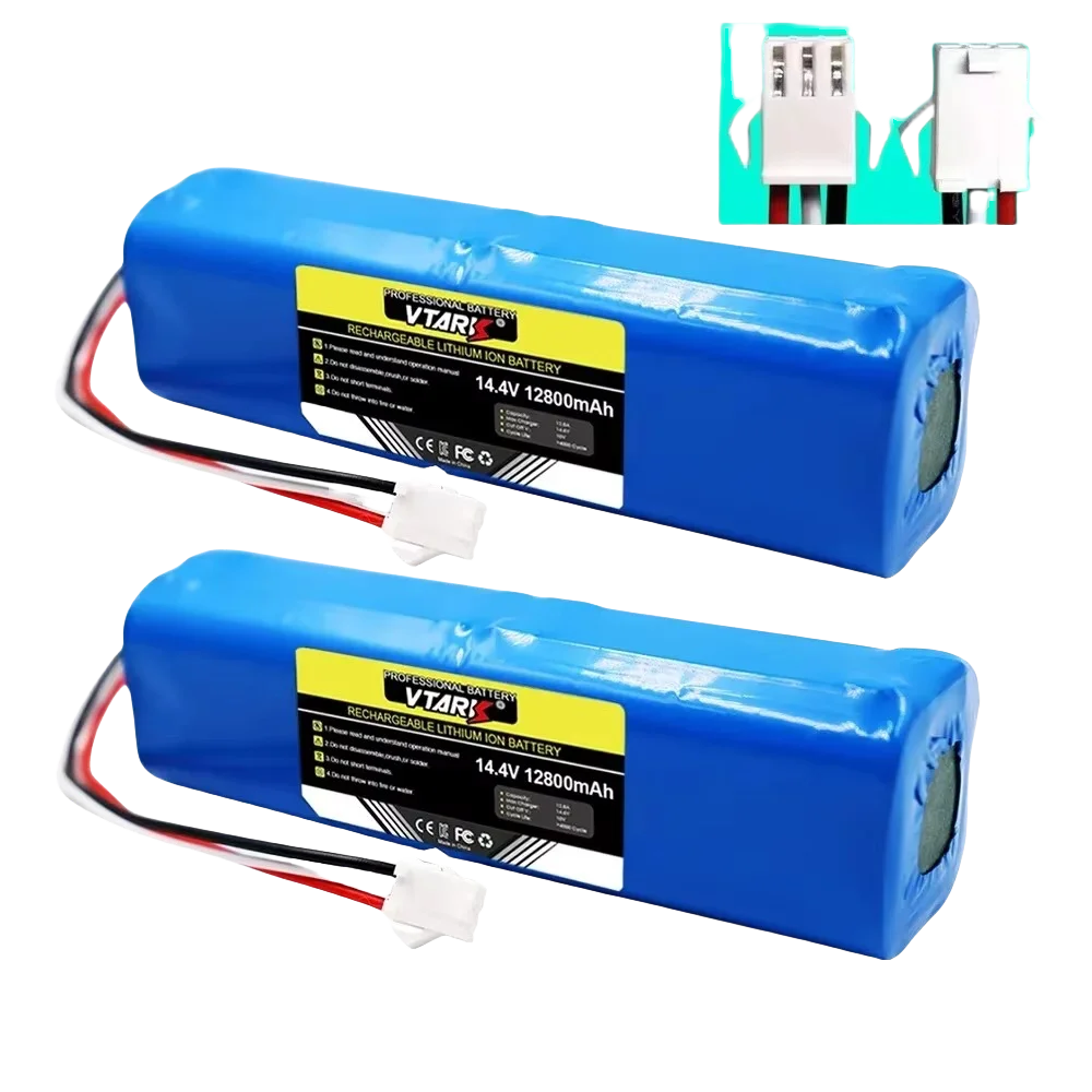 

Rechargeable Li-ion Battery for Robot Vacuum Cleaner Compatible with Xiaomi Lydsto R1 Viomi S9 Roidmi Eve Neabot Q11 ROEMO SYB2