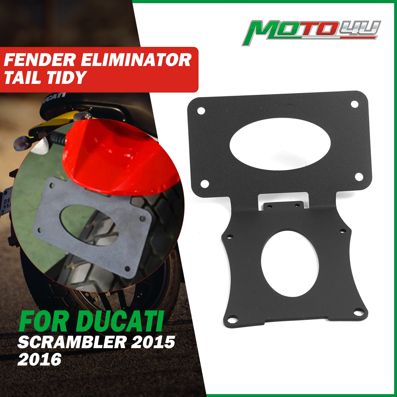 

Алюминиевый значок Urban Enduro Fender Eliminator Tail Tidy, аксессуары для мотоциклов для Ducati Scrambler 2015-2016