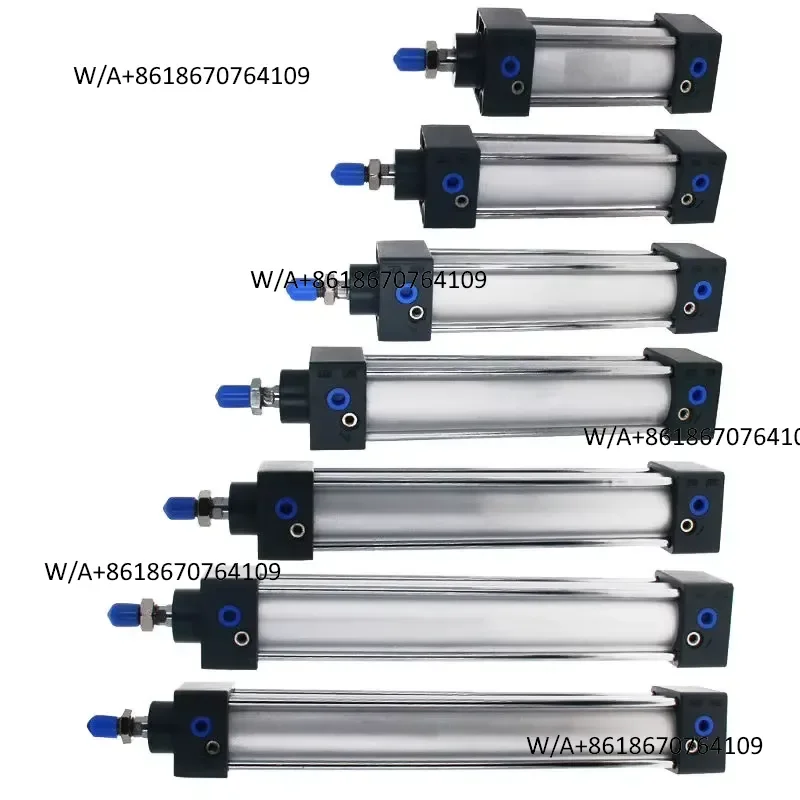Suitable for SC Modular Pneumatic Cylinder with Magnetic CS1-M Single Rod Double Acting Bore 32-250mm Stroke 25-1000mm
