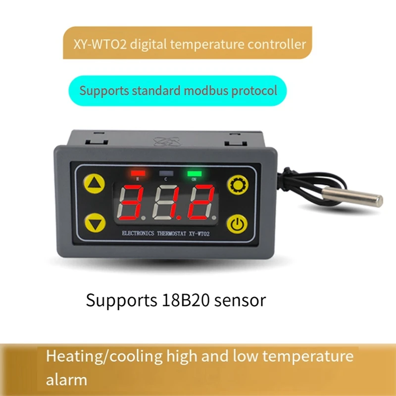 XY-WT02 pengendali suhu WIFI jarak jauh modul suhu presisi tinggi kolektor suhu aplikasi pemanas pendingin