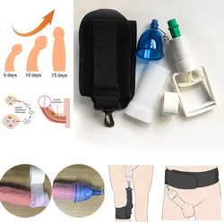 Penis Enlargement Belt Penis Stretcher Pure Physical Penile Exerciser Dick Extender Vacuum Pump Masturbator Cup Sex Toys For Men