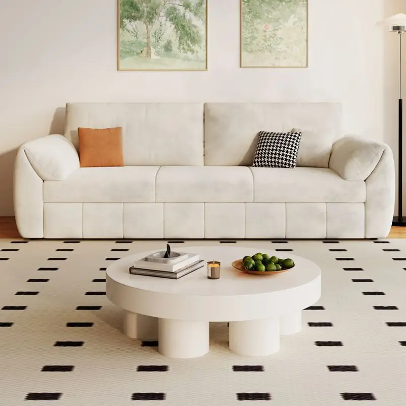 Nordic Fabric Sofa Bed Dual-purpose Foldable One-piece Storage Single and Double Person Dual-purpose Extendable Fabric Sofa Bed