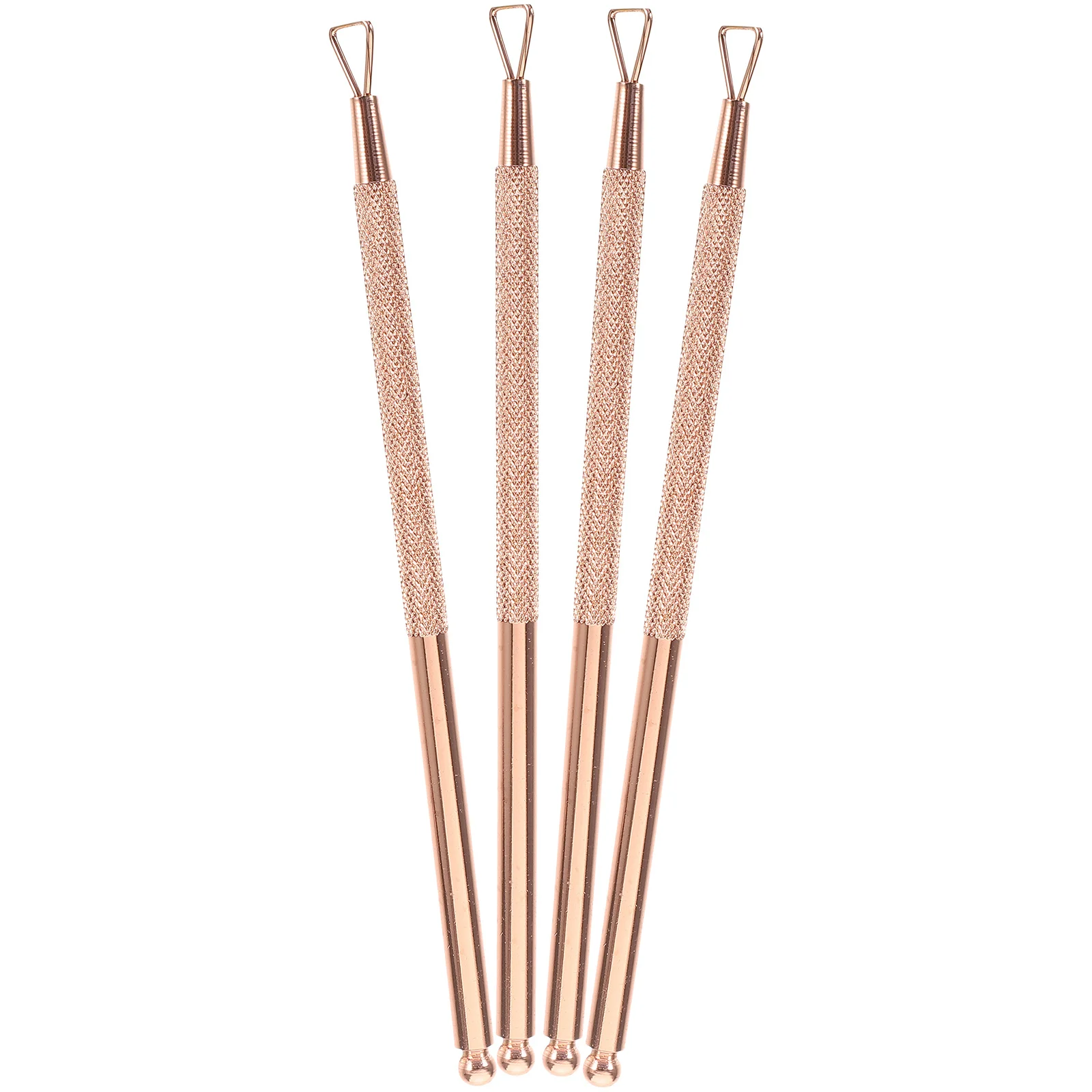 

4Pcs Nail Art Pusher Stainless Steel Triangle Cuticle Peeler Easy Gel Polish Remover DIY Manicure Pedicure Tool