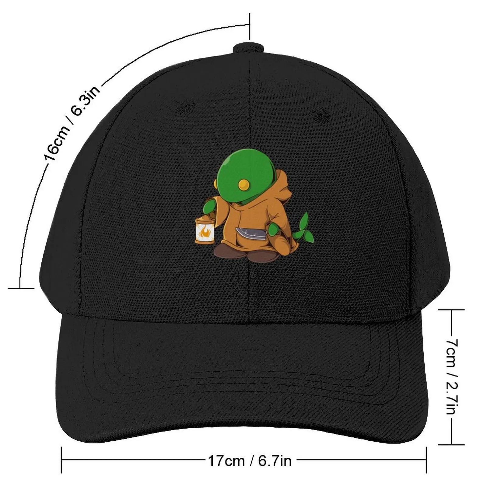 Tonberry Chef's Knife Baseball Cap birthday Big Size Hat Hats For Men Women's