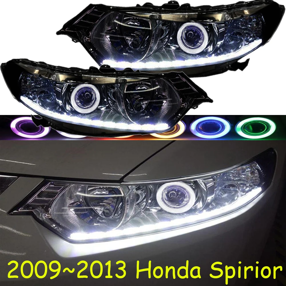 2pcs car styling Accord HeadLamp for Honda Spirior Headlight 2009~2013y car accessories Head light Spirior fog light